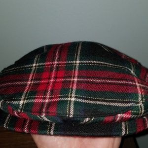 tartan baby hat